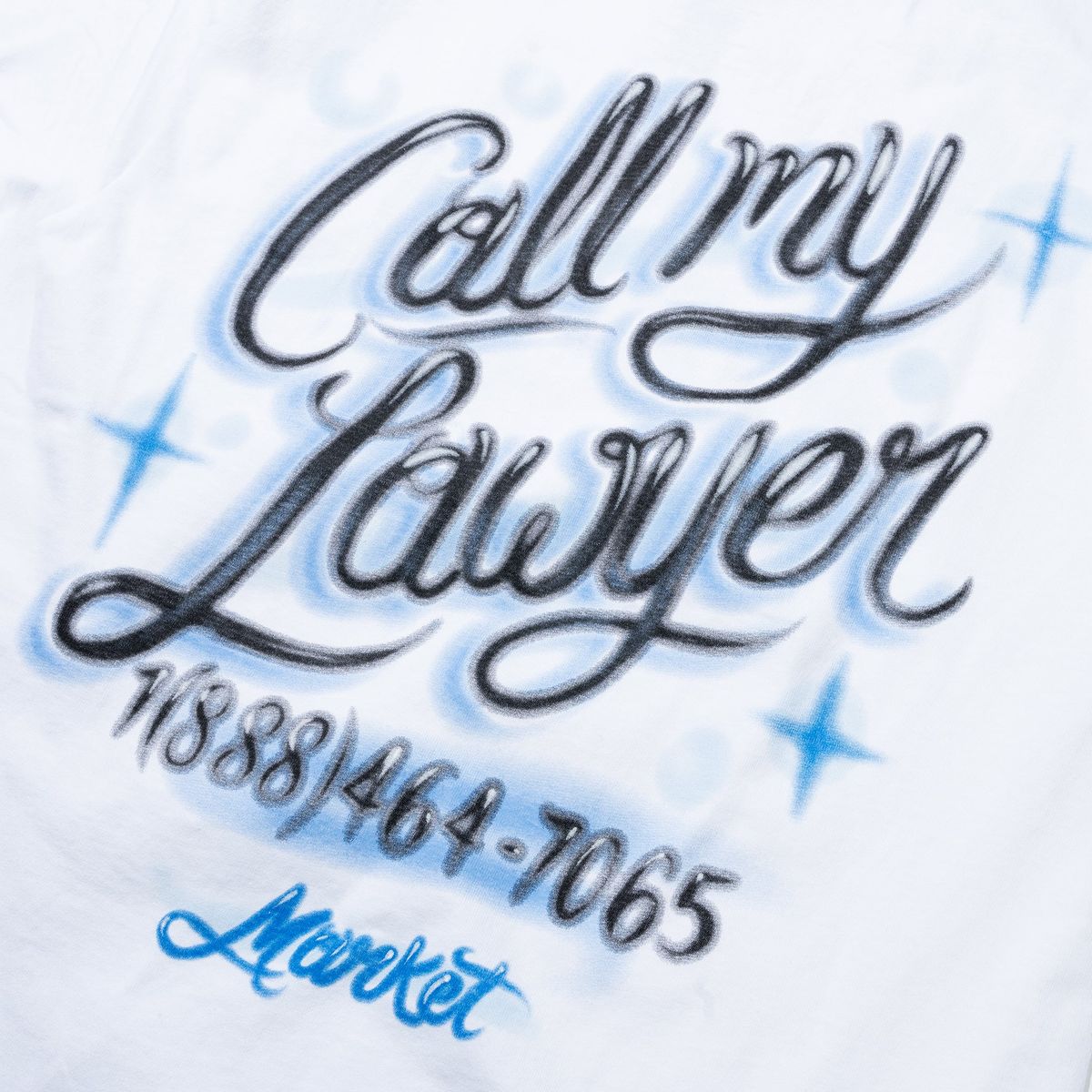 Market Airbrush Call My Lawyer Tee