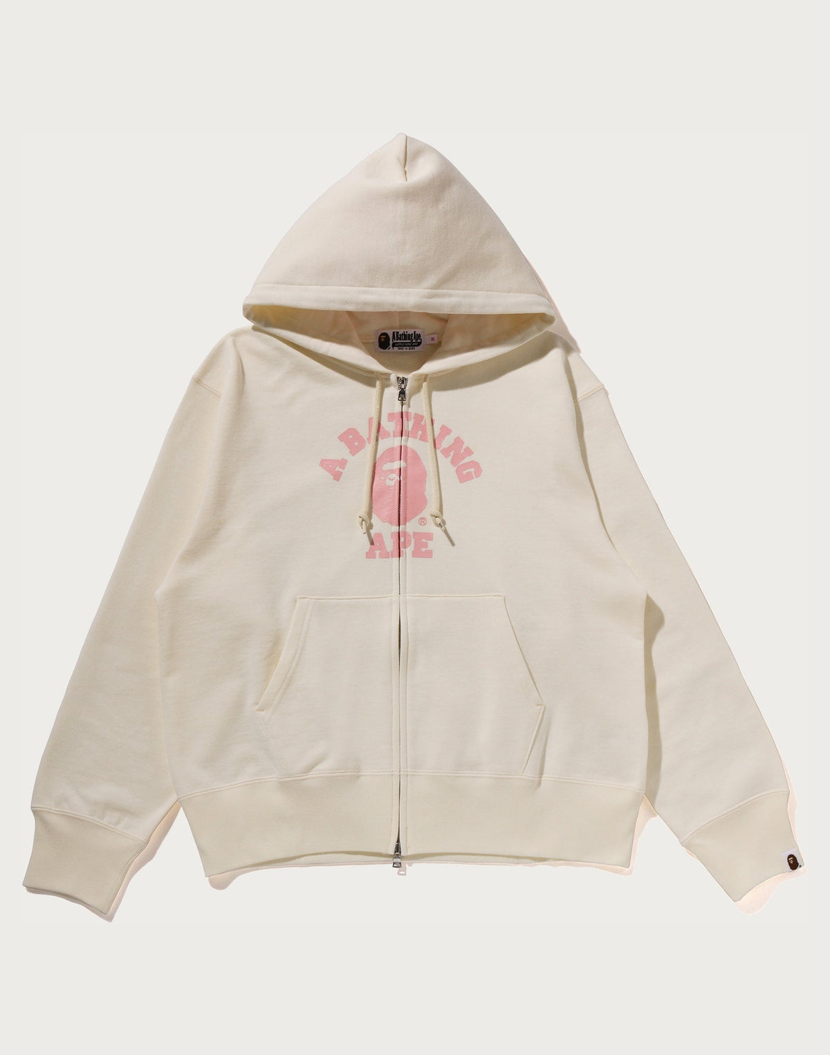 COLLEGE ZIP HOODIE LADIES