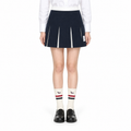 Women's Contrast Pleated Mini Skirt | Thom Browne
