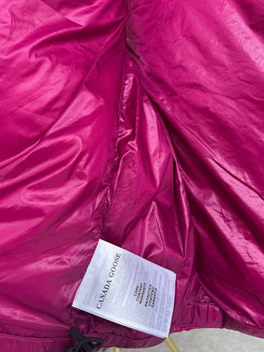 Canada Goose Magenta Pink Down Jacket