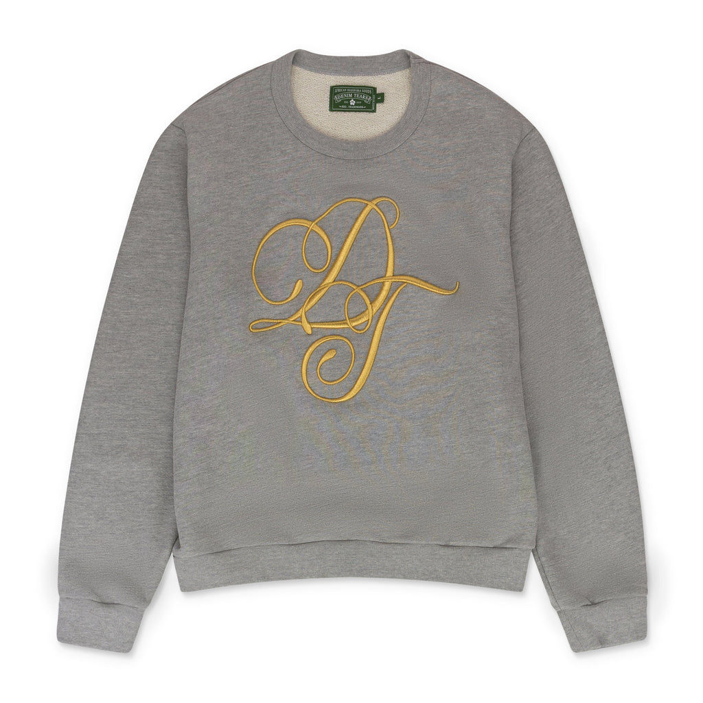 Grey DT Script Crewneck