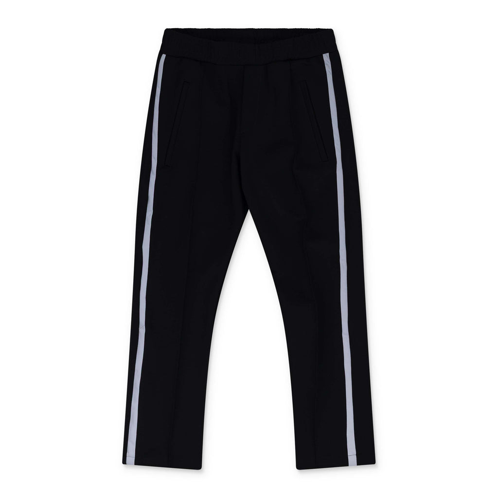Black Striped Traxedo Pants