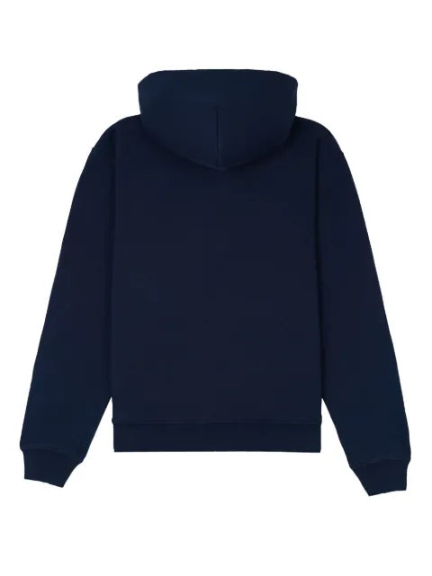 Sporty & Rich slogan-print cotton hoodie