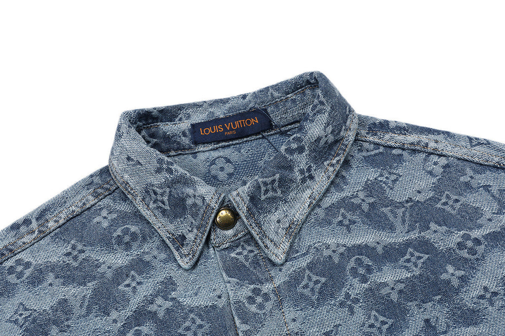 Jacquard Denim Shirt