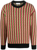 Lanvin chevron-motif jumper