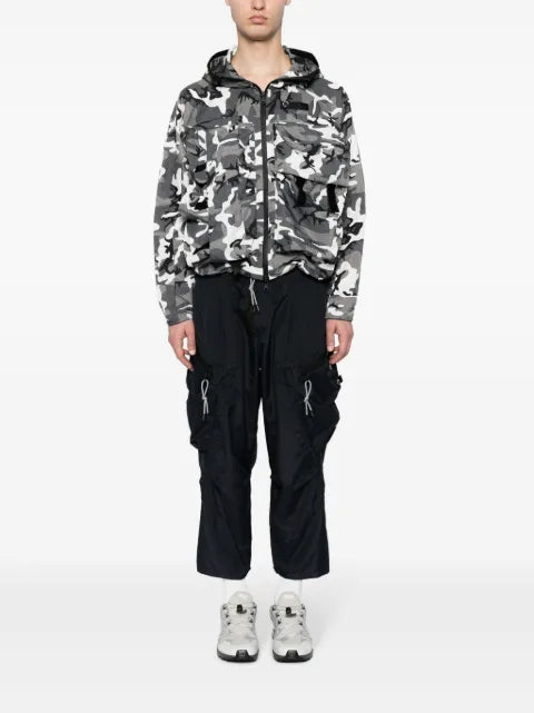 Mostly Heard Rarely Seen camouflage-print logo-embroidered jacket