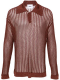 Bonsai V-neck polo-collar sweater