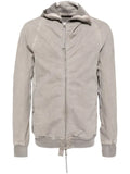 Boris Bidjan Saberi asymmetric cotton hooded jacket