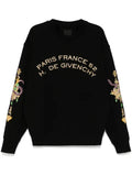 Givenchy sweatshirt in fleece with chandelier and snake