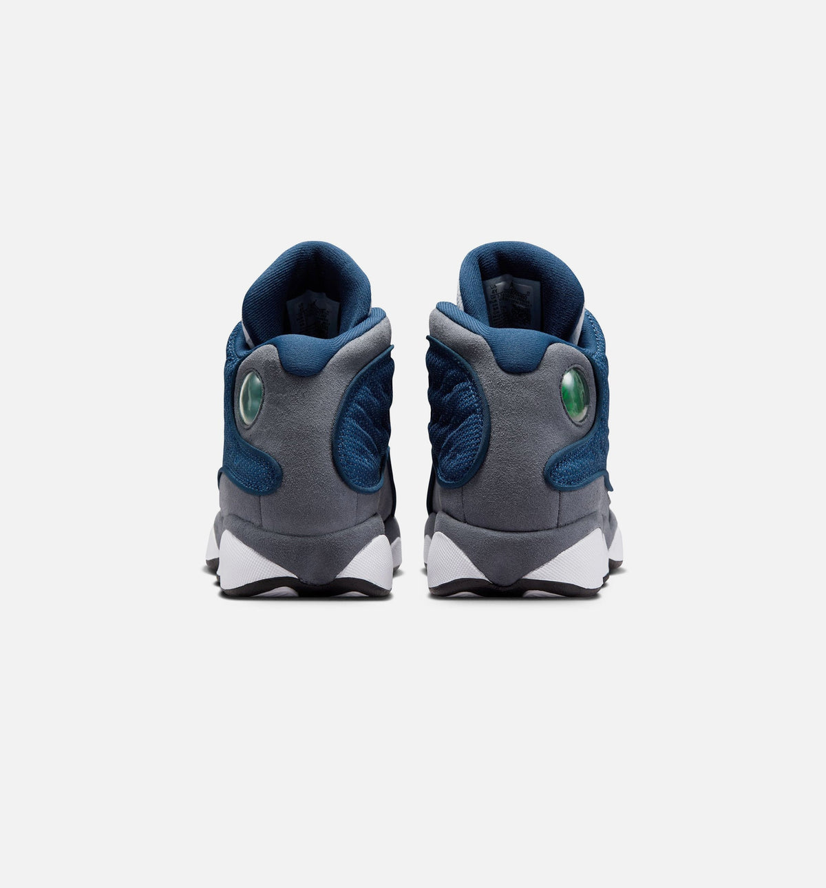 Air Jordan 13 Retro Navy and Flint Grey Big Kids' Sneakers - Navy/University Blue/Flint Grey/White