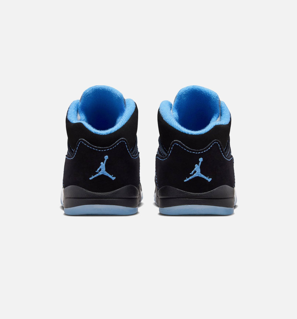 Air Jordan 5 Retro “Black Carolina” Baby and Toddler Lifestyle Shoes