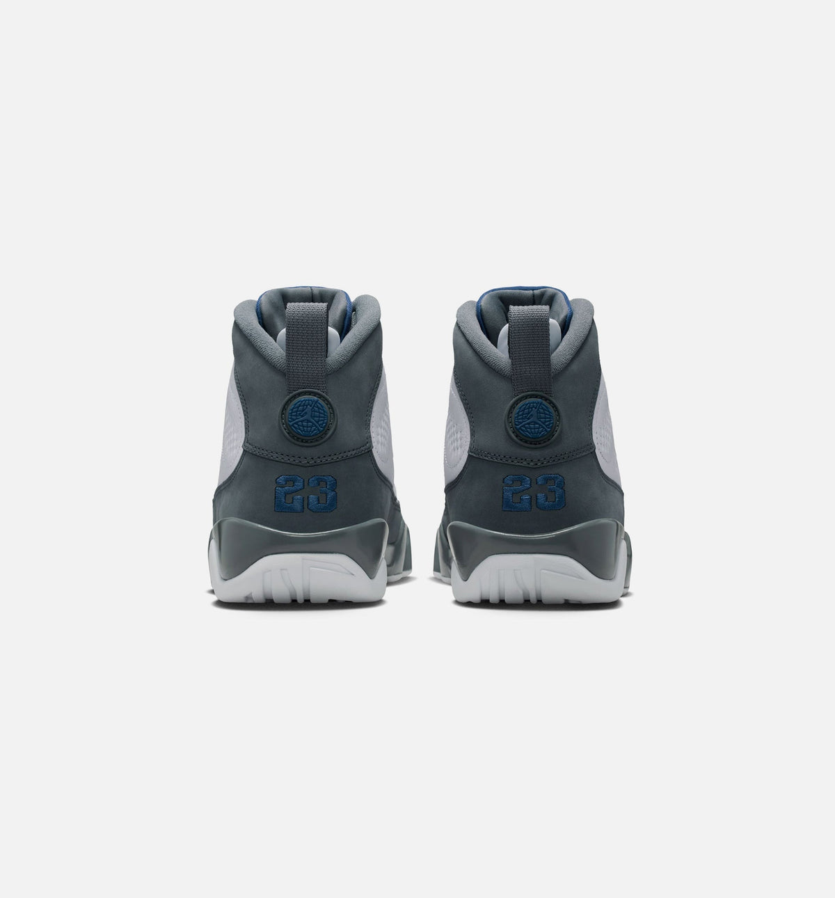Air Jordan 9 Retro Flint Grey and French Blue Men's Lifestyle Shoe – White/French Blue/Flint Grey