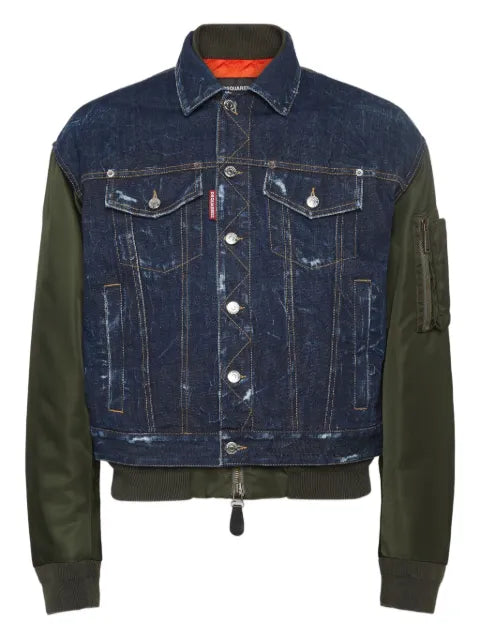DSQUARED2 dark Aviator hybrid bomber