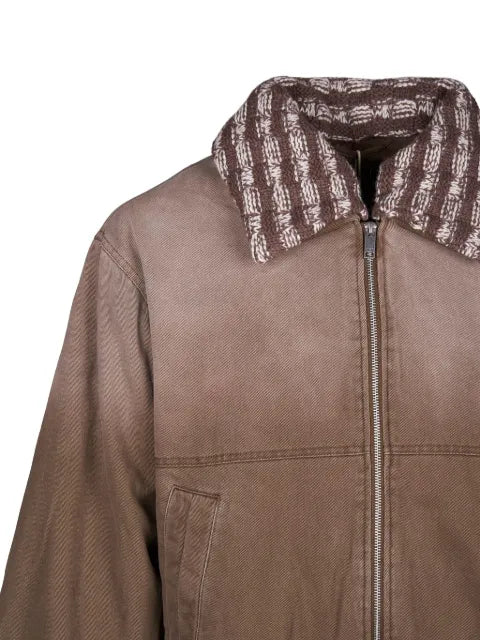 Axel Arigato knitted-collar jacket