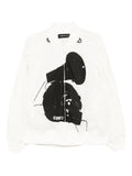 Undercover graphic-print bomber jacket