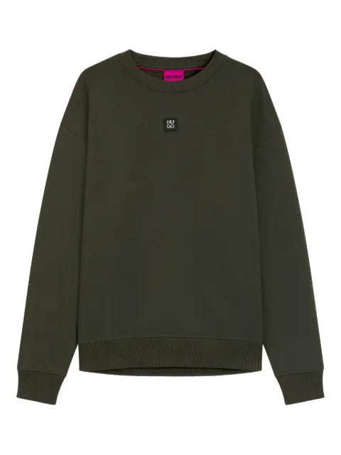 HUGO logo-plaque sweatshirt