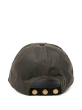 Barbour baseball cap with corduroy panels