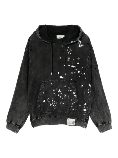 Maison MIHARA YASUHIRO stud-embellished hoodie