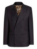 Dolce & Gabbana striped double-breasted jacket