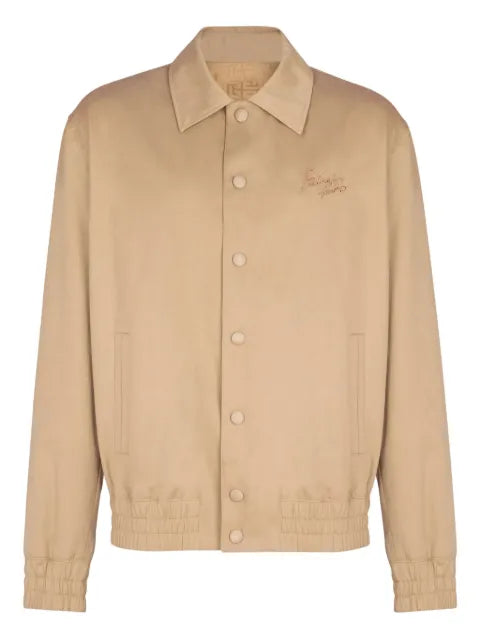 Balmain canvas bomber jacket