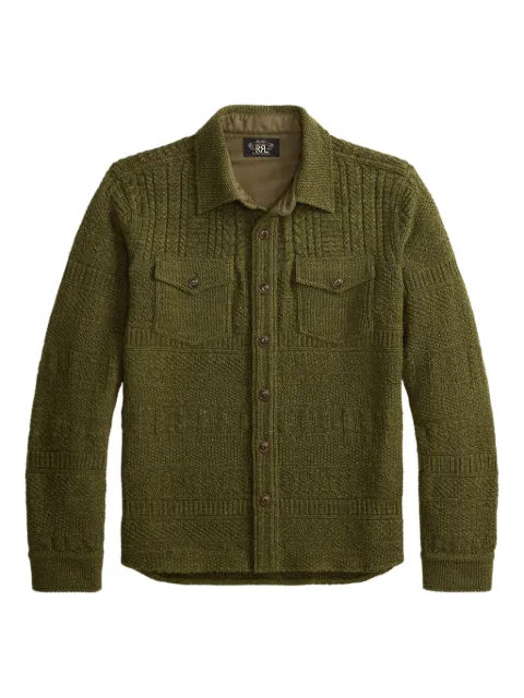Ralph Lauren RRL buttoned cable-knit sweater