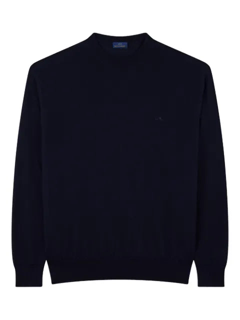 Paul & Shark shark fin embroidery crewneck sweater