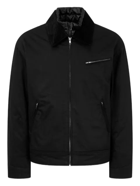 TOMBOY corduroy-collar padded jacket