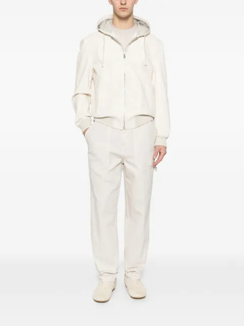 Eleventy hooded zip jacket