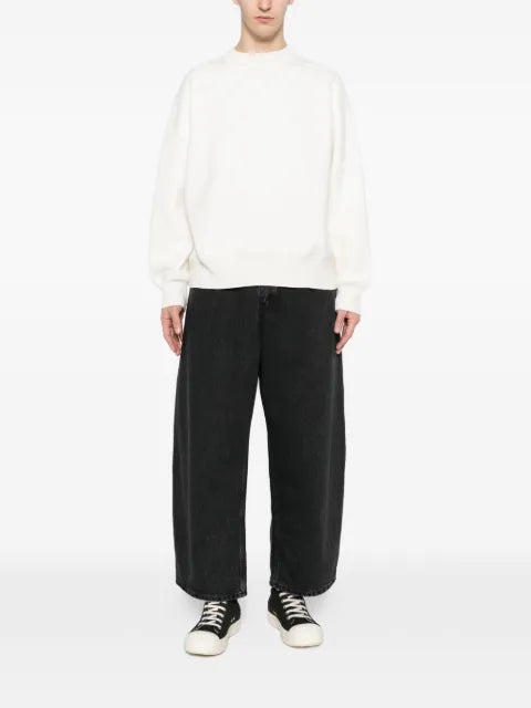 sacai crew-neck sweater
