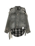 Maison MIHARA YASUHIRO distressed collared jacket