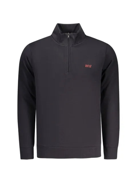 RIFLE quarter-zip cotton sweatshirt