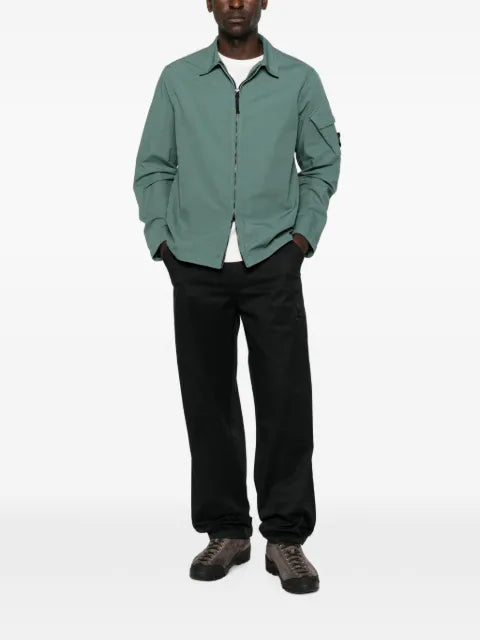 Stone Island zip-up shirt jacket