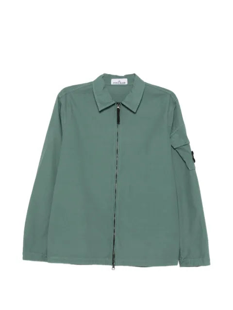 Stone Island zip-up shirt jacket