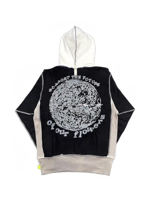 Advisory Board Crystals Terrific Plants graphic-print panelled hoodie