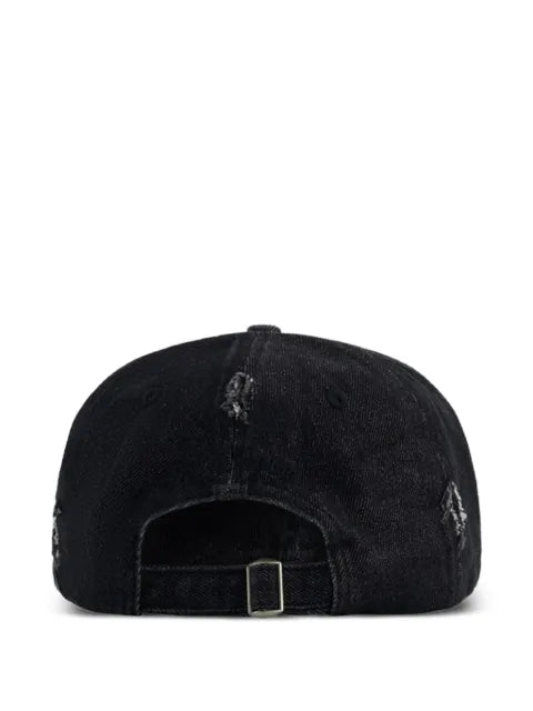 Ottolinger Distressed-slogan-print baseball cap