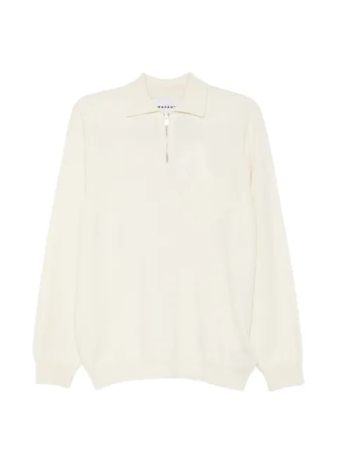 AMARANTO  quarter-zip pocket sweater