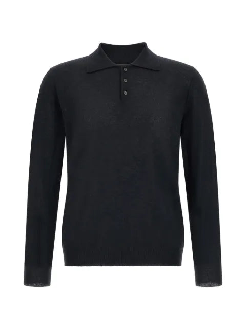 Zanone fine-knit long-sleeve sweater