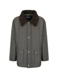 Maison Margiela shearling-collar hunting jacket
