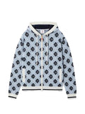 Casablanca Monogram Merino-Wool Hooded Jacket