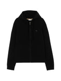 Burberry cashmere-blend zip hoodie