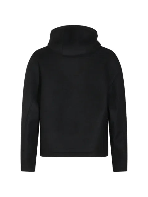 Laminar hooded zip-up jacket
