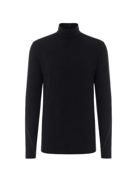 Thom Krom contrast-stitch roll-neck sweater