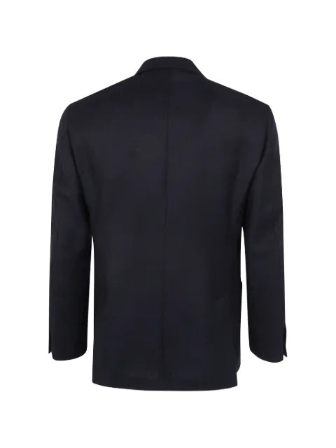 Lardini herringbone-pattern single-breasted blazer