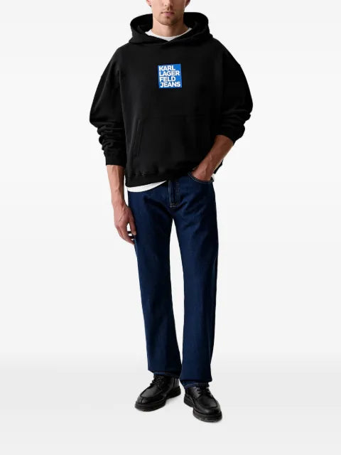 Karl Lagerfeld Jeans logo-print hoodie