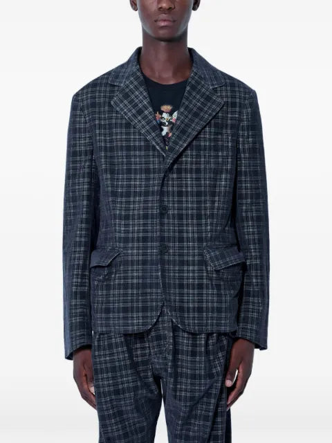 Vivienne Westwood checked notched-lapels blazer