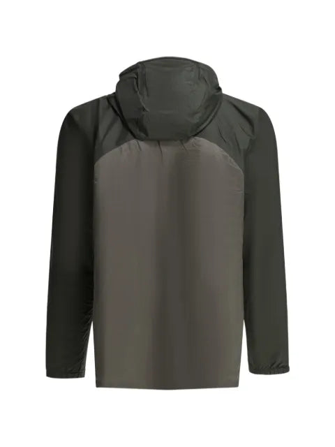 Montbell hooded two-tone coat