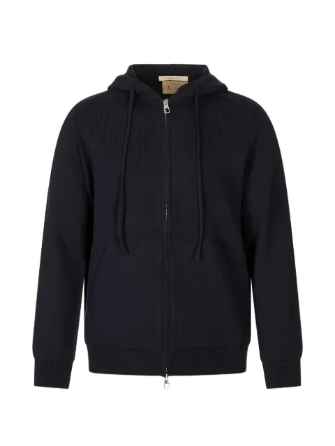 Montecore zip-up drawstring hoodie
