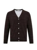 Ballantyne button-up wool cardigan