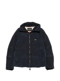 Emporio Armani logo-plaque hooded jacket