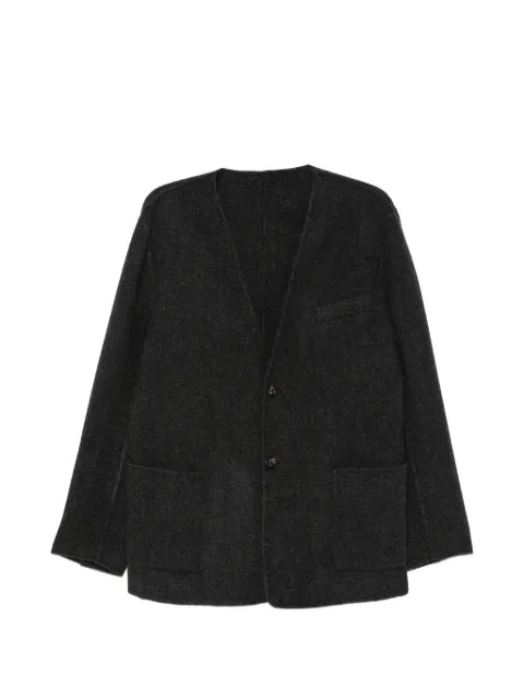 Eleventy V-neck button-up jacket
